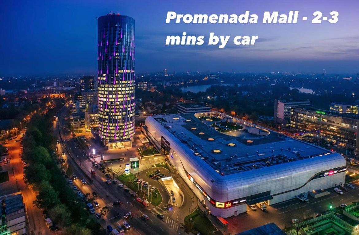 Cozy Apartment With Self Check-In Near Promenada Mall And Verdi Park Букурещ Екстериор снимка
